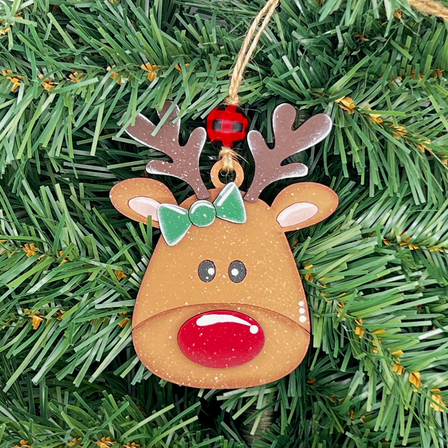 Ornament Reindeer Face