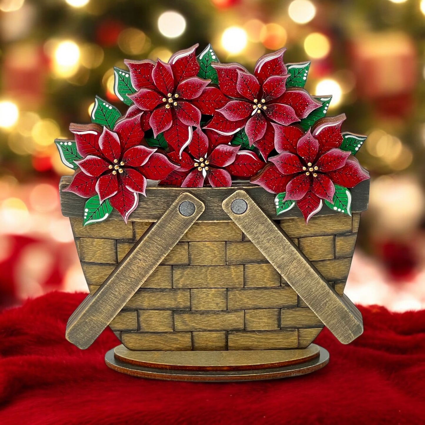 Decorative Topper - Poinsettia