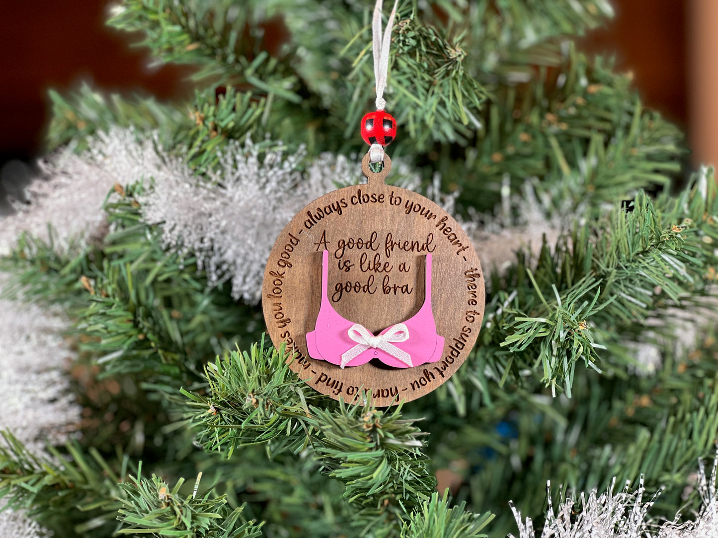 Girlfriend Bra Ornament