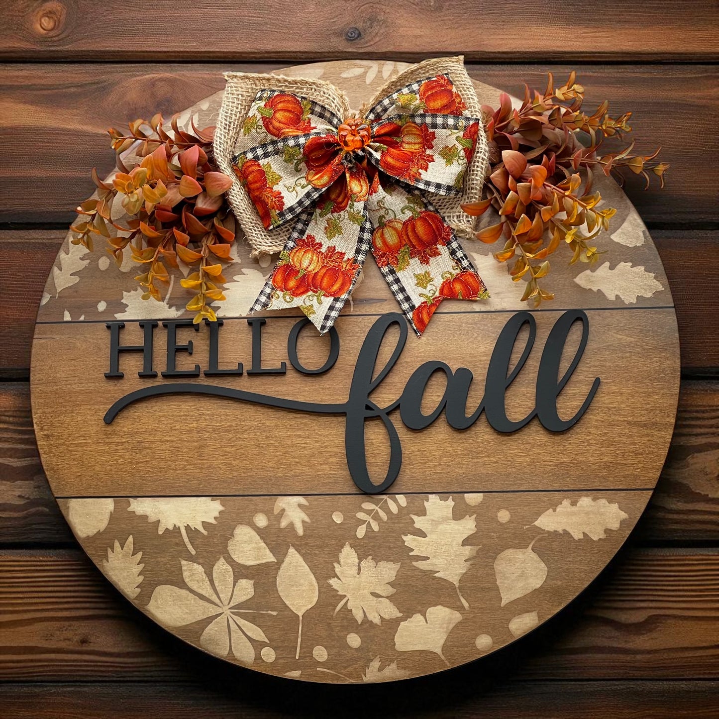 Hello Fall Door Signs
