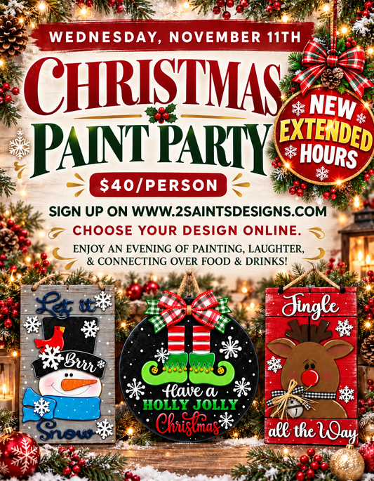 Christmas Paint Party