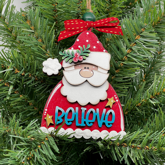 Ornament Santa Believe