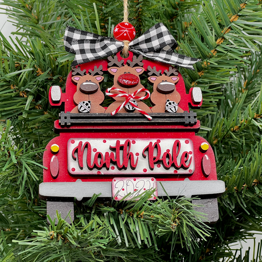 Ornament Truck North Pole