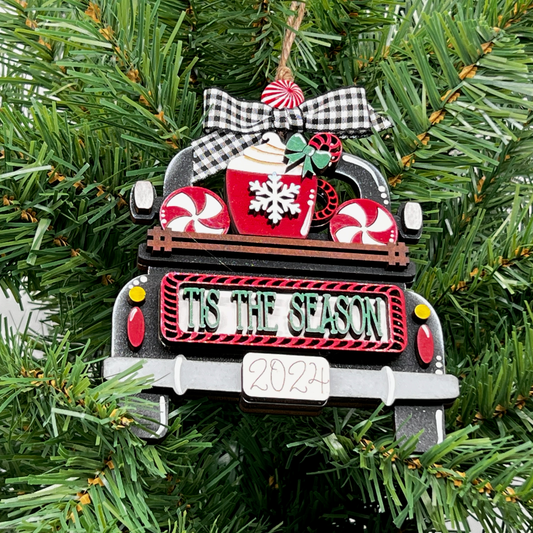 Ornament Truck Tis The Season