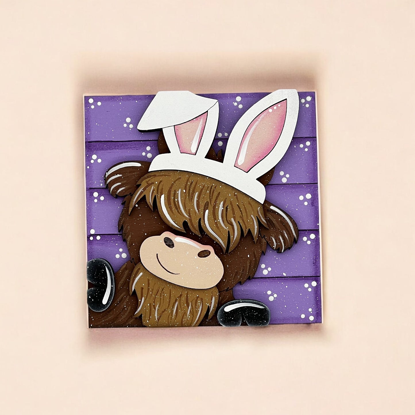 Highland Cow Easter Tiles