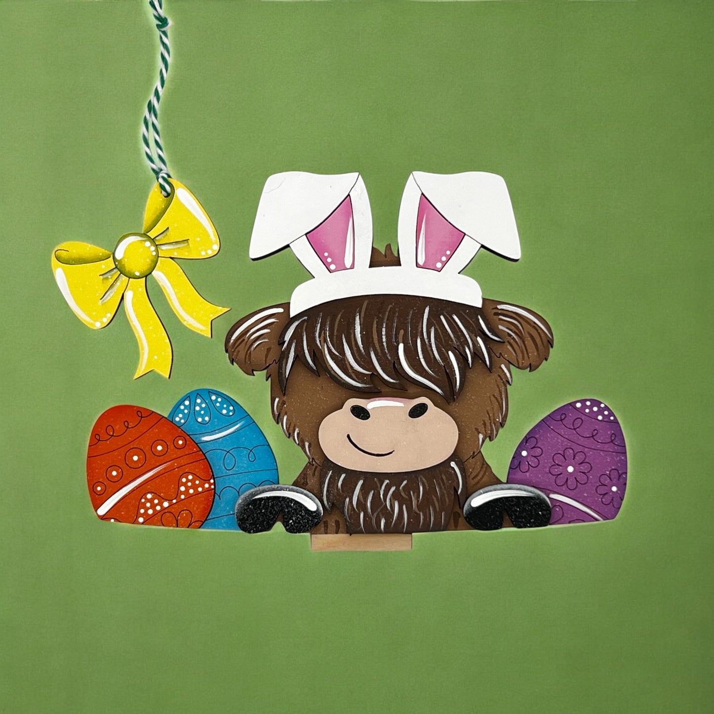 Easter Cow Topper