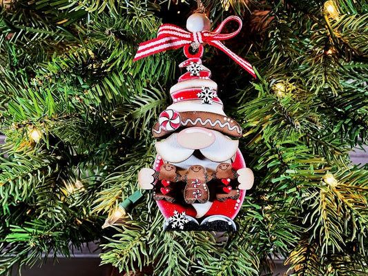 Gingerbread Gnome Ornament