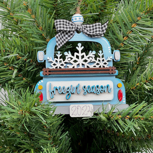 Ornament Truck Freezin Season