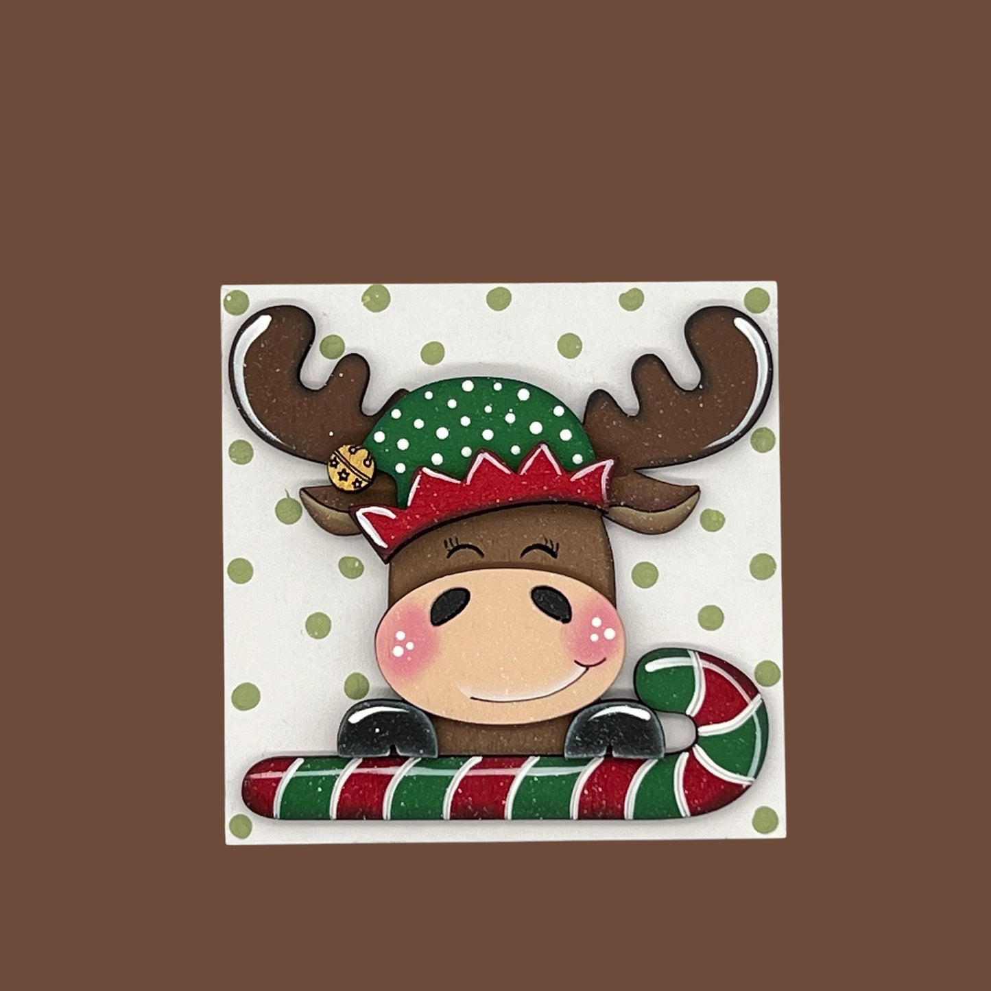 Moose Christmas Tiles