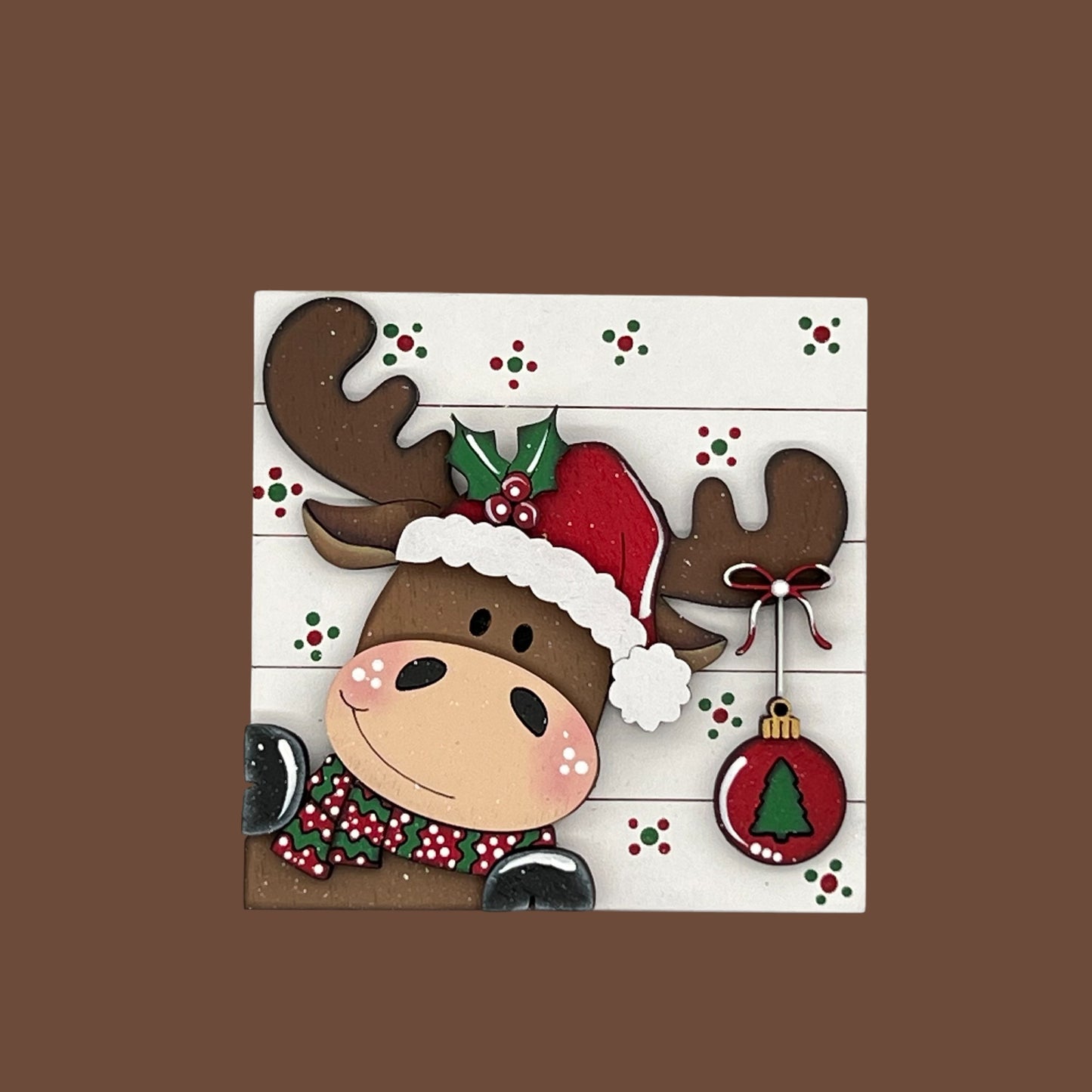 Moose Christmas Tiles