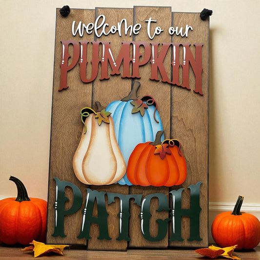 Welcome to Our Pumpkin Patch Wall Signs